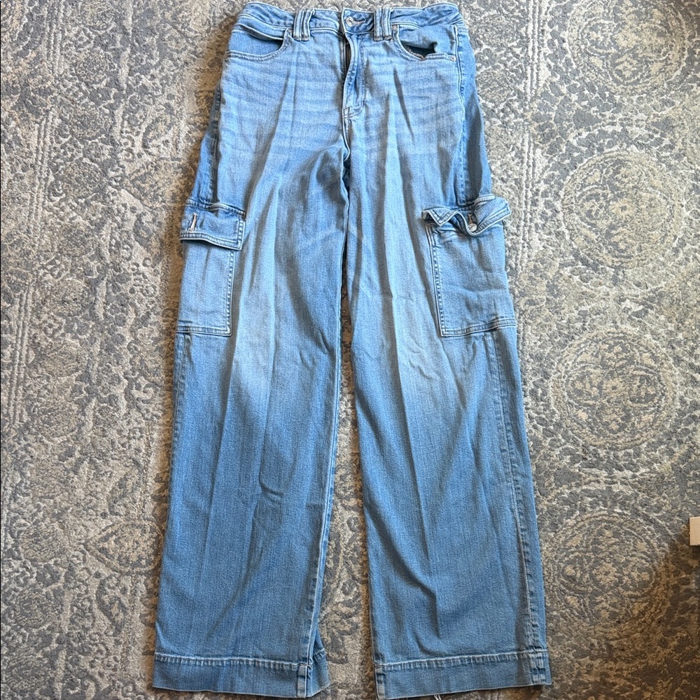 American Eagle Outfitters Light Blue Cargo Pants